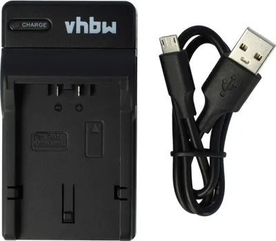 Produktbild von vhbw USB-C Ladegerät kompatibel mit Panasonic Lumix DMC-FZ10, DMC-FZ18, DMC-FZ15, DMC-FZ1B, DMC-FZ1 Kamera - Ladeschale + USB-C Kabel Ladeanzeige