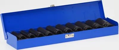 Produktbild von Stahlkaiser Kraft Steckschlüssel-Satz Sechskant lang 1/2" 10 tlg.
