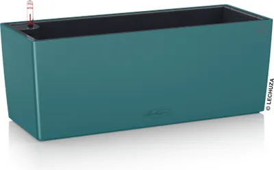 Produktbild von LECHUZA-Pflanzgefäß BALCONERA Color 50 Petrolblau | Balkonkasten mit Bewässerungssystem | matte Oberfläche | 50 x 19 x 19 cm | 15698