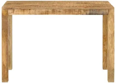 Image de Table à manger en bois massif 110 x 55 x 76 cm