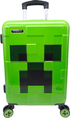 Zdjęcie produktu dla Walizka dziecięca Minecraft, 55 cm, Zielona