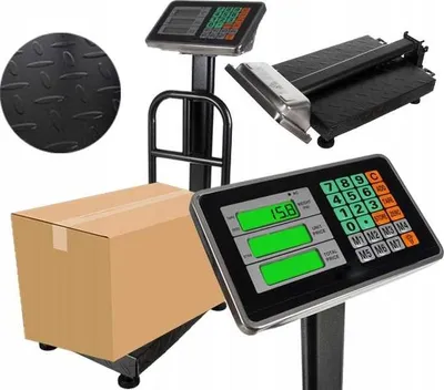Zdjęcie produktu dla Waga Magazynowa Czarna do 150kg 23537