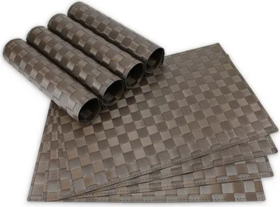 Immagine prodotto di Tovagliette MODERN set di 8 marrone come tovagliette da tavola