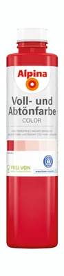 Produktbild von Alpina Color Abtönfarbe fire red seidenmatt 750 ml
