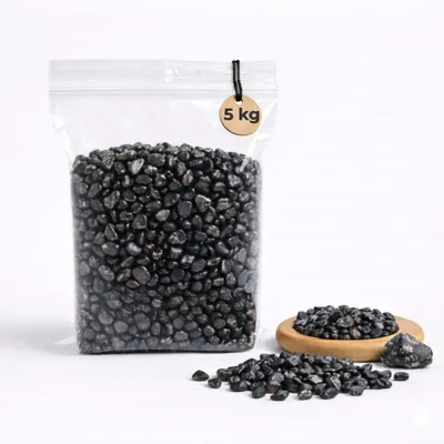 Produktbild von Bunte Deko-Steine 5 KG Glas-Vasen Streudeko Ø 5-8 mm schwarz