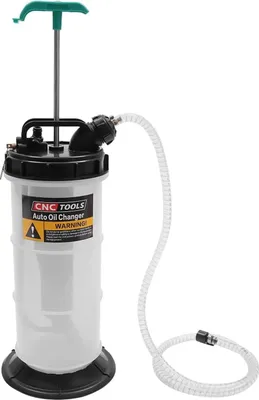 Zdjęcie produktu dla Pompa do odsysania oleju – ręczna pompa olejowa – pojemność 5,3 l – metalowa – do oleju silnikowego i przekładniowego – konserwacja samochodów