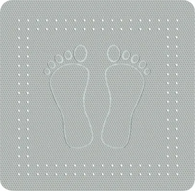 Obrázek produktu pro Sprchová rohož Kleine Wolke Foot 55 x 55 cm šedá