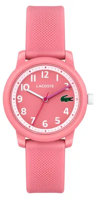 Produktbild von Lacoste Analog Quarzuhr für Kinder Kollektion LACOSTE.12.12 Kids mit Pinkes Sili