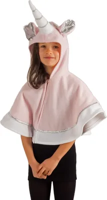 Einhorn Kostüm für Kinder Gr. 98-116 Tier rosa Tierkostüm SALE Umhang Kostüm-Zubehör Fasching Karneval Mottoparty Kinderfasching Kindergeburtstag