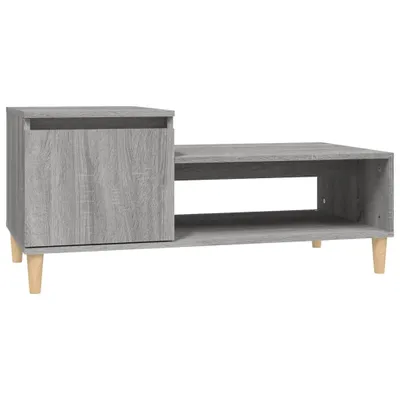 Obrázok produktu pre vidaXL Konferenčný stolík Grey Sonoma 100x50x45 cm Drevo Materiál