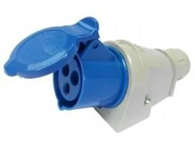 Produktbild von Tarel Blaue Hermetische Steckdose 32A 250V