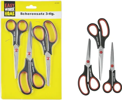 Produktbild von Easy Work Scherensatz aus Edelstahl 3-teilig, 261649