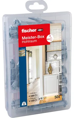 Obrázek produktu pro fischer 558327 fischer Meister-Box Hohlraum 558327 Hohlraumdübel Ø 5 mm, 50 St.
