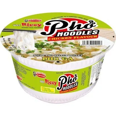 Produktbild von ACECOOK Oh Ricey Instant Reisnudelsuppe Pho Ga Huhn CUP 71g