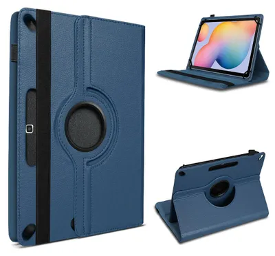 Produktbild von Tablet Hülle für Samsung Galaxy Tab A7 Tasche Schutzhülle Case Cover 360 DrehbarFarben:Blau