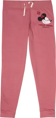 Produktbild von Disney Minnie Mouse Jogginghose für Damen - Trainingshose Sweathose Hose Pink L