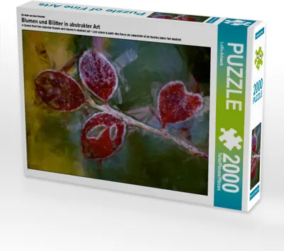Produktbild von Calvendo Ein Motiv aus dem Kalender Blumen und Blätter in abstrakter Art 2000 Teile Puzzle quer 900x670mm, CALVENDO; 7401638