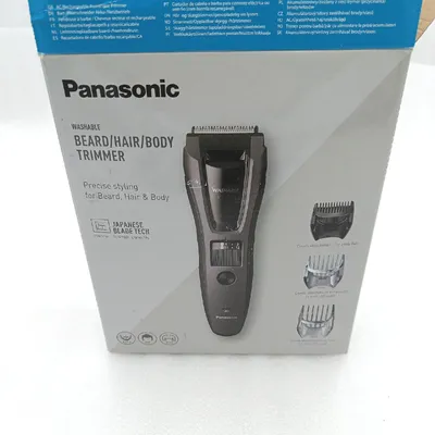 Obrázek produktu pro Panasonic ER-GB62-H503, Černá, Plast, Obdélník, 0,5 mm, 2 cm, Bradka, Knír