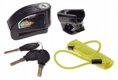Produktbild von UNIT Bremsscheibenschloss mit Alarm für Motorrad