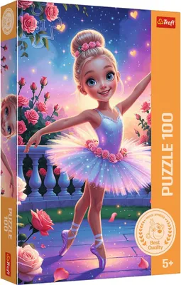 Produktbild von TREFL PUZZLE 100 Ballettmädchen / Familie Treflik 16538