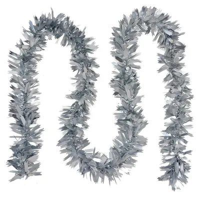 Zdjęcie produktu dla Girlanda świąteczna Clayre & Eef 200 cm srebrny plastik
