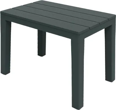 Produktbild von Zahradní stolek TIMOR v antracitové barvě - cca 60 x 38 cm - Plastový zahradní stolek