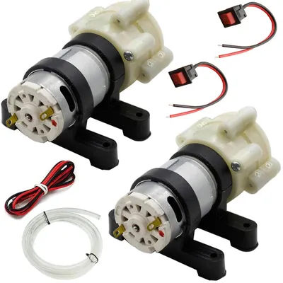 2er-Pack Mini DC 6-12V Membranpumpe für Aquarium