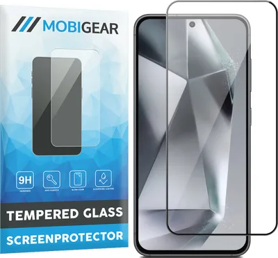 Produktbild von Mobigear Premium  Samsung Galaxy S24 Panzerglas Gehärtetes Glas Displayschutz - Hüllenfreundlich