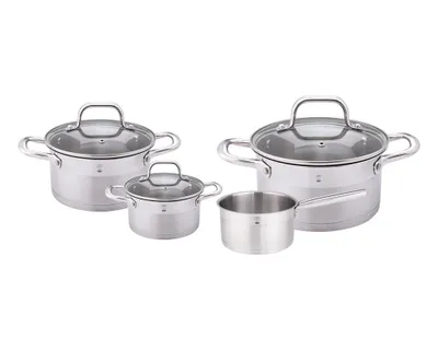 Produktbild von Gustav Voss 7-tlg. Kochtopf-Set BARCELONA Edelstahl Topfset Kochtopfset 64004