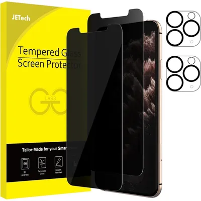 Produktbild von Displayschutzfolie mit Kameraschutz für iPhone 11 Pro 5,8" 2 Stück Gehärtetes Glas