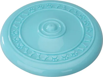Produktbild von Europet Bernina Hundespielzeug Gummi Frisbee Mint blau