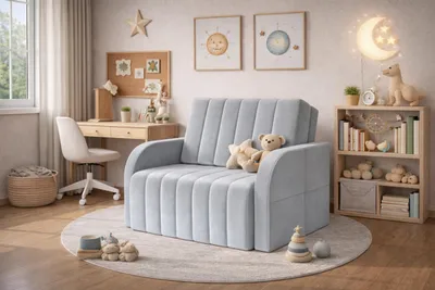 Produktbild von Schlafsessel Sofa mit Schlaffunktion Gästebett Klappsofa mit Bettfunktion mit Bettkasten Couch Sofagarnitur Salon Jugendzimmer - 101 x 90 x 104 cm - MONTANA 80 (Hellgrau - Paros 5 )