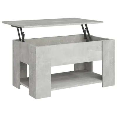 Obrázek produktu pro vidaXL Konferenční stolek Concrete Grey 79x49x41 cm Materiál dřevo