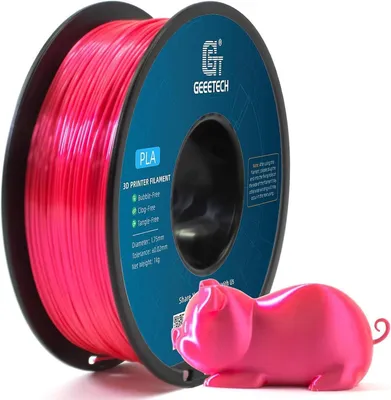 Produktbild von GEEETECH PLA Filaments 1,75mm Silk Magenta für 3d Drucker 1KG Spool