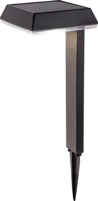 Produktbild von Näve Leuchten Solar- /Dekoerdspieß "SIGI" H: 79cm Solar- /Dekoerdspieß "SIGI" H: 79cm Solar- /Dekoerdspieß "SIGI" H: 79cm, Lampe für den Außenbereich im Modern-Style, aus Kunststoff in schwarz, 15 x 15 x 79 cm, mit LED Platine – mit Schiebeschalter – Dämmerungssensor
