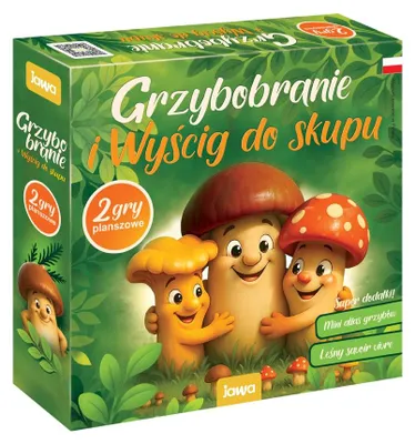 Zdjęcie produktu dla Gra planszowa Grzybobranie Wyścig do skupu Jawa 2-4 graczy 4+