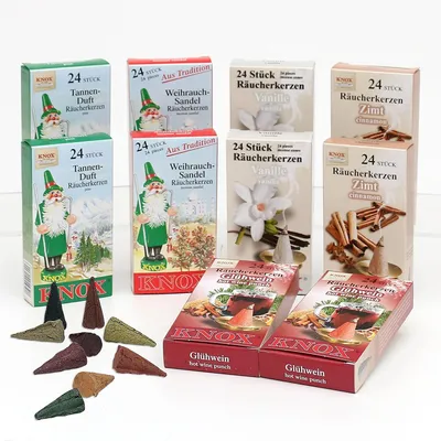 Produktbild von KNOX - 10er Set - 2 x Tanne, 2 x Sandel, 2 x Vanille, 2 x Zimt, 2 x Glühwein