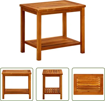 Produktbild von The Living Store Couchtisch 50x35x45 cm Massivholz Akazie