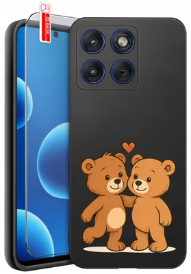 Produktbild von Hülle für Motorola Edge 70 | Designs | Mattes Silikon-Case + 9H-Glas
