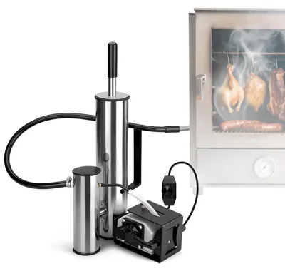 Zdjęcie produktu dla Generator dymu ze stali nierdzewnej, wyposażony w pompę powietrza o mocy 25 W