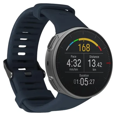 Produktbild von kwmobile Silikon Uhrenarmband für Polar Vantage V Armband - Ersatzarmband für Fitnesstracker - Wechselarmband Smartwatch - Anthrazit