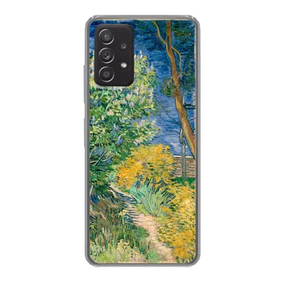 Produktbild von MuchoWow® Handyhülle Schutzhülle Hülle für Samsung Galaxy A33 5G Die Büsche bei Arles - Vincent van Gogh Silikon Softcase Handy Hülle - Kartenhalter