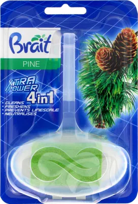 Obrázok produktu pre Toaletný blok Brait Xtra Power v košíku – borovica 40 g