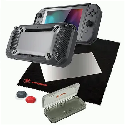 Image de Snakebyte Tough Kit Nintendo Switch : noir