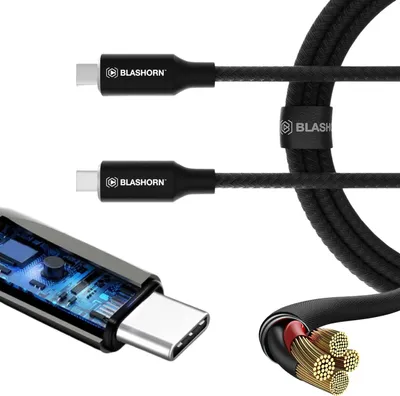 Obrázok produktu pre Nylonový nabíjací kábel USB-C/USB-C pre Samsung