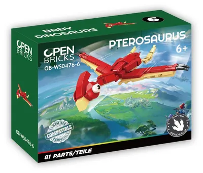 Produktbild von Bausatz Dinosaurier Baby Pterosaurus 81 Teile