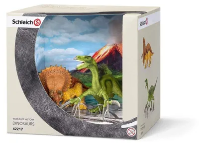 Produktbild von Triceratops und Therizinosaurus Figur Tierfiguren Spielzeug ab 5 Jahren