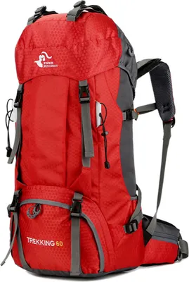 Obrázek produktu pro turistický batoh 60L Vodoodpudivý batoh na lezení a kempování Cestovní batoh s pláštěnkou