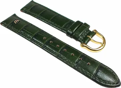 Produktbild von Maurice Lacroix  Ersatzband | Kalbsleder-Louisiana-Optik, grün 24495G, Stegbreite:14mm