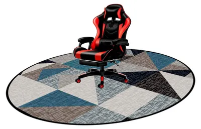 Produktbild von Bodenschutzmatte für Bürostühle mit rutschfester Unterlage, 160 cm